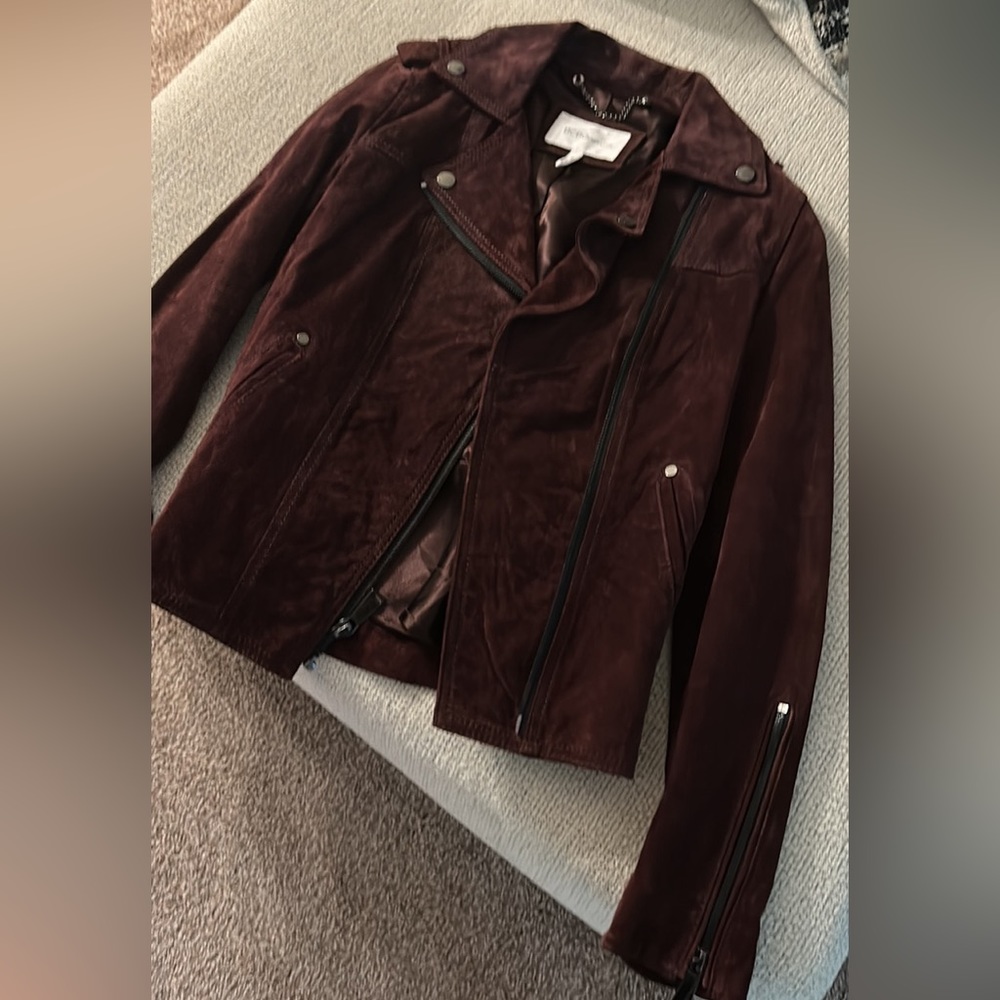 Bcbg suede jacket